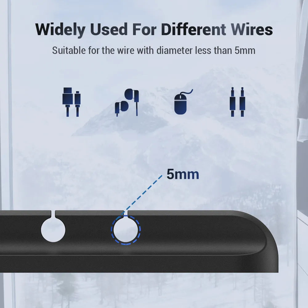 Silicon Cable Management Clips