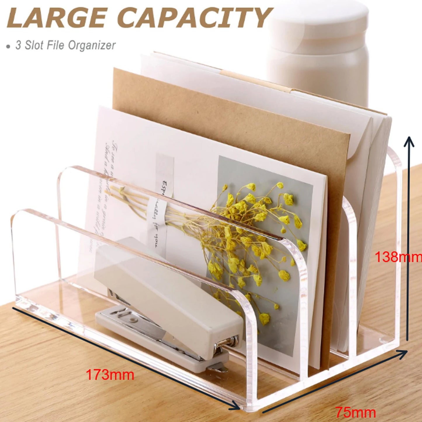 Acrylic File Organizer